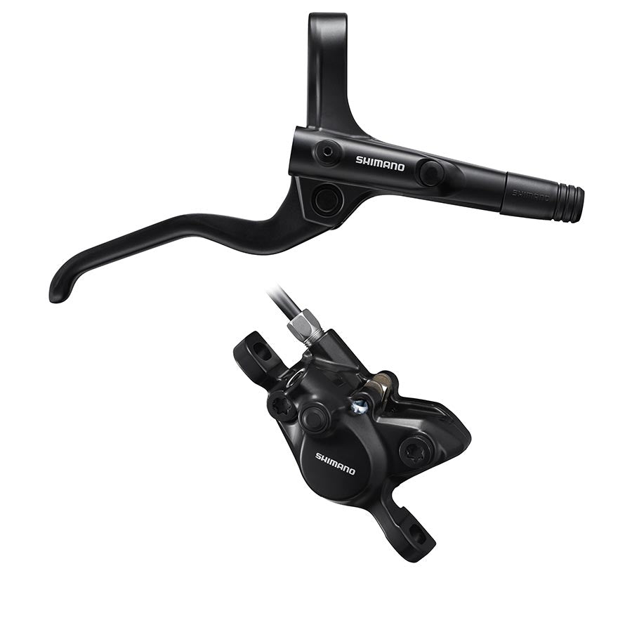 MTB HYDRAULIC DISC BRAKE, REAR, POST MOUNT, DISC: 160 OR 180MM (NOT INCLUDED), BLACK, SET, EMT201KRRXRA170