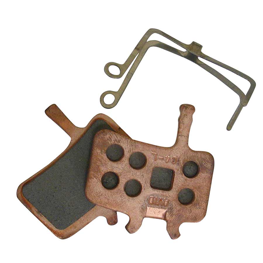 DISC BRAKE PADS, SINTERED METAL, STEEL BACK PLATE, PAIR