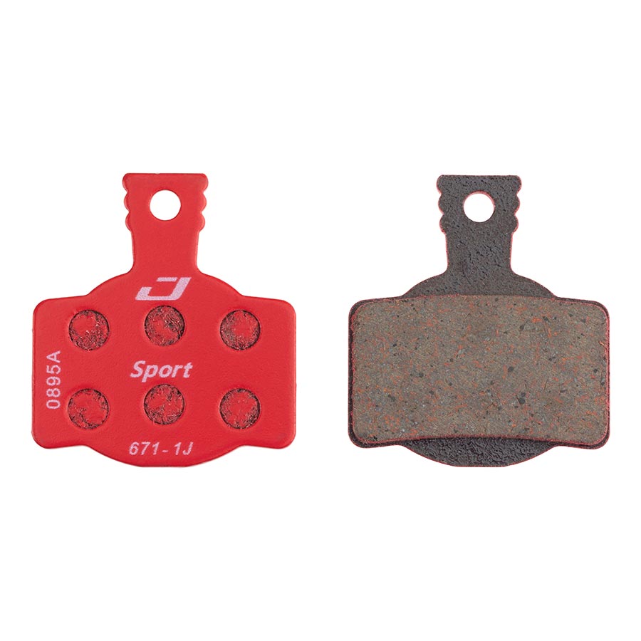 DISC BRAKE PADS, SHAPE: MAGURA MT4, MT8, CAMPAGNOLO, SEMI-METALLIC, PAIR