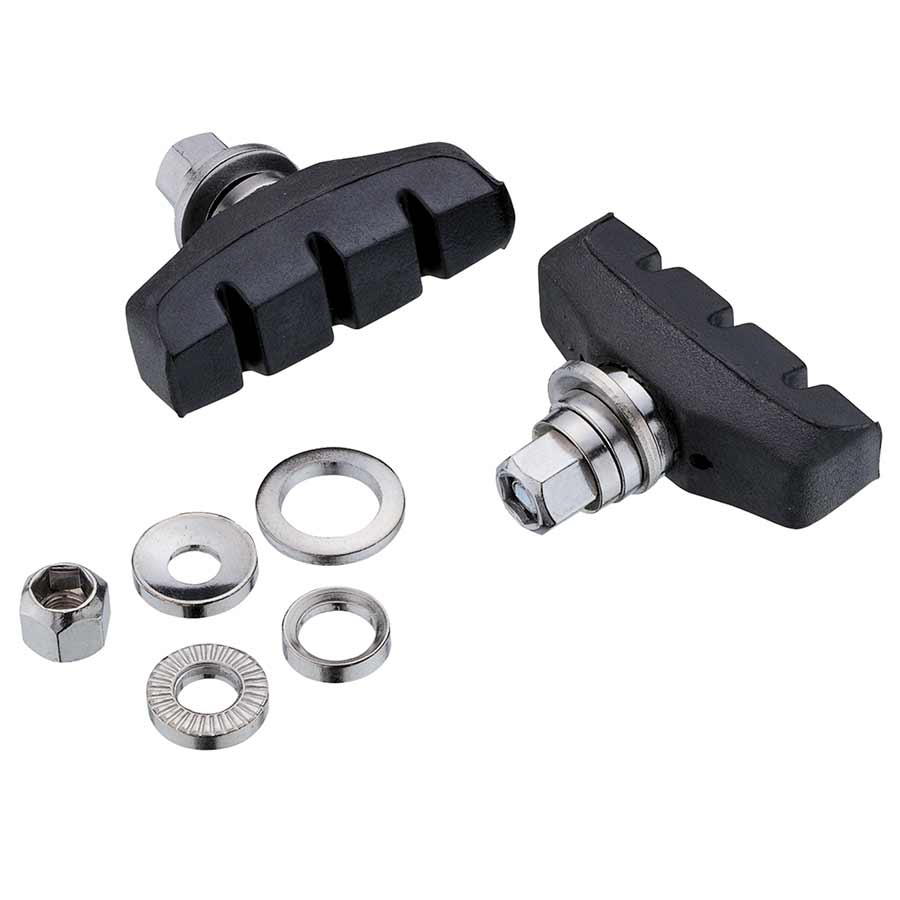 CANTILEVER BRAKE PADS, ALL-WEATHER (AW), BLACK, PAIR