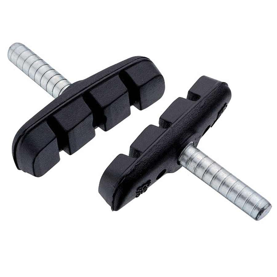 CANTILEVER BRAKE PADS, CENTER POST, 53MM, ALL-WEATHER (AW), BLACK, PAIR