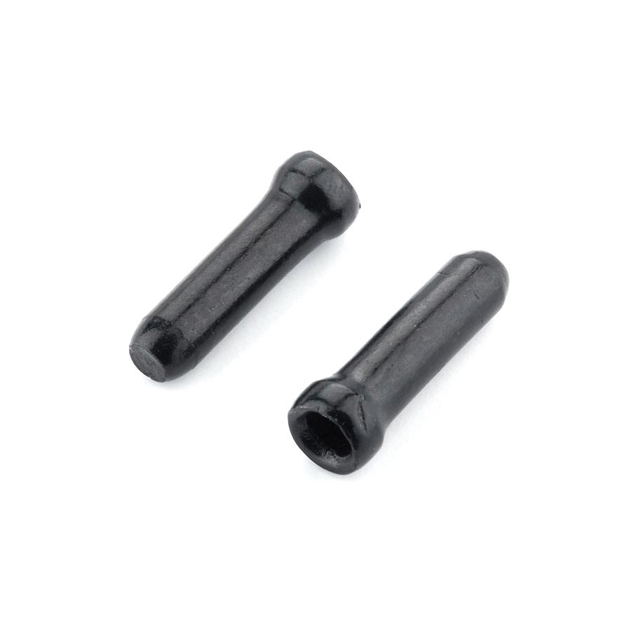 CABLE END CAP, 1.8MM, BLACK, 500PCS