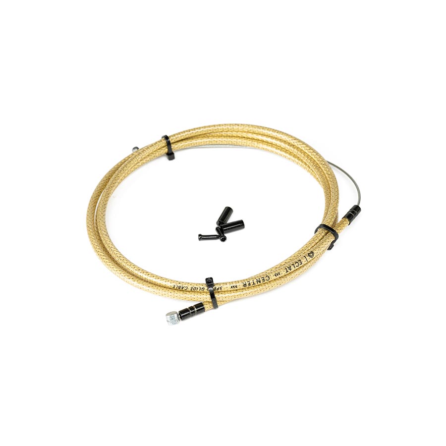 BRAKE CABLE, 1.5MM, 130MM, COATING: SLICK, GOLD