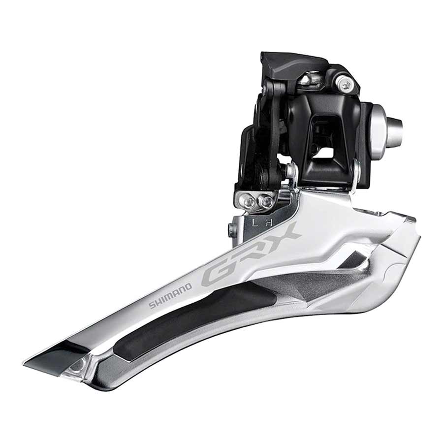 FRONT DERAILLEUR, 10, SWING: DOWN, CABLE PULL: DOWN, BRAZE-ON