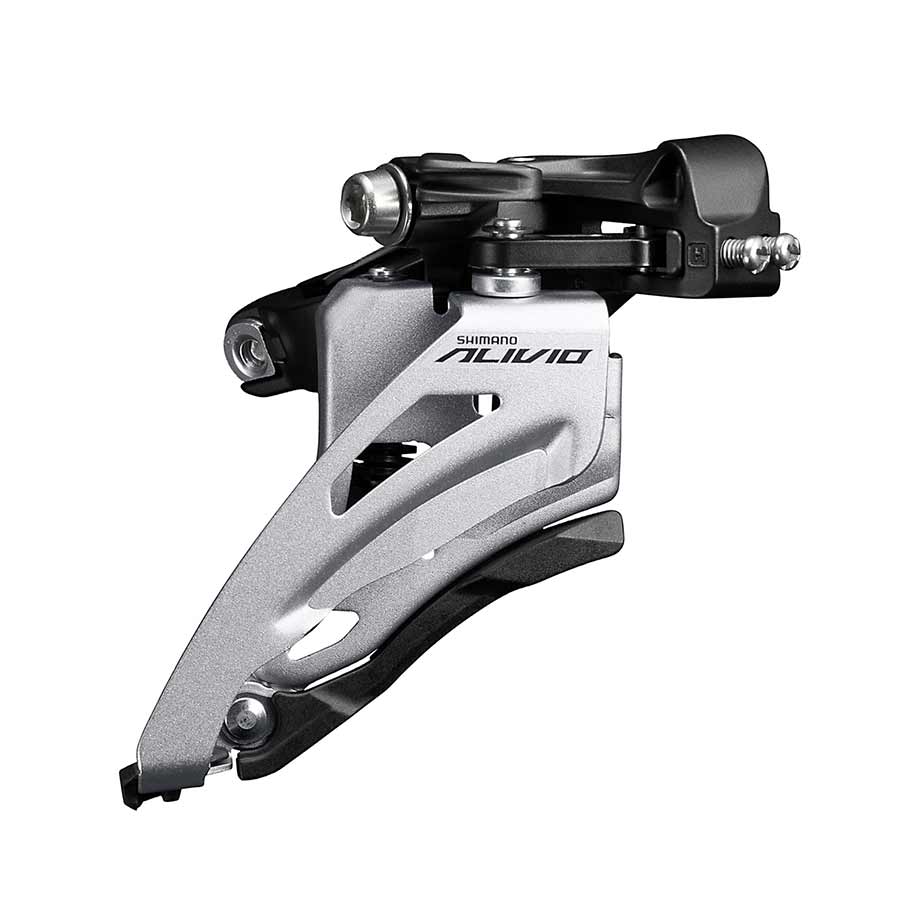 FRONT DERAILLEUR, 2X9, SWING: SIDE, CABLE PULL: FRONT, MID 28.6/31.8/34.9MM, SET