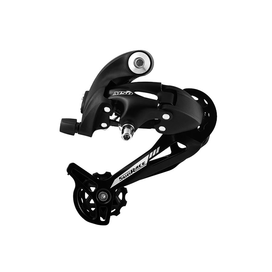 REAR DERAILLEUR, SPEED: 7/8, CAGE: LONG, BLACK