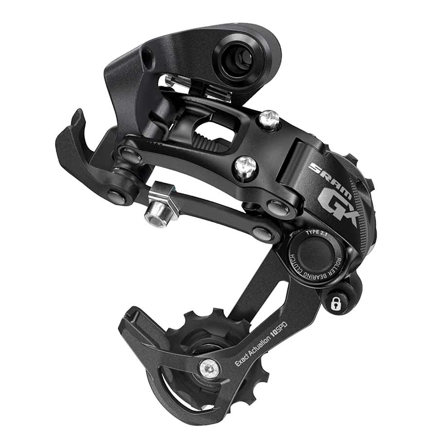 REAR DERAILLEUR, 10SP., SHORT CAGE, BLACK