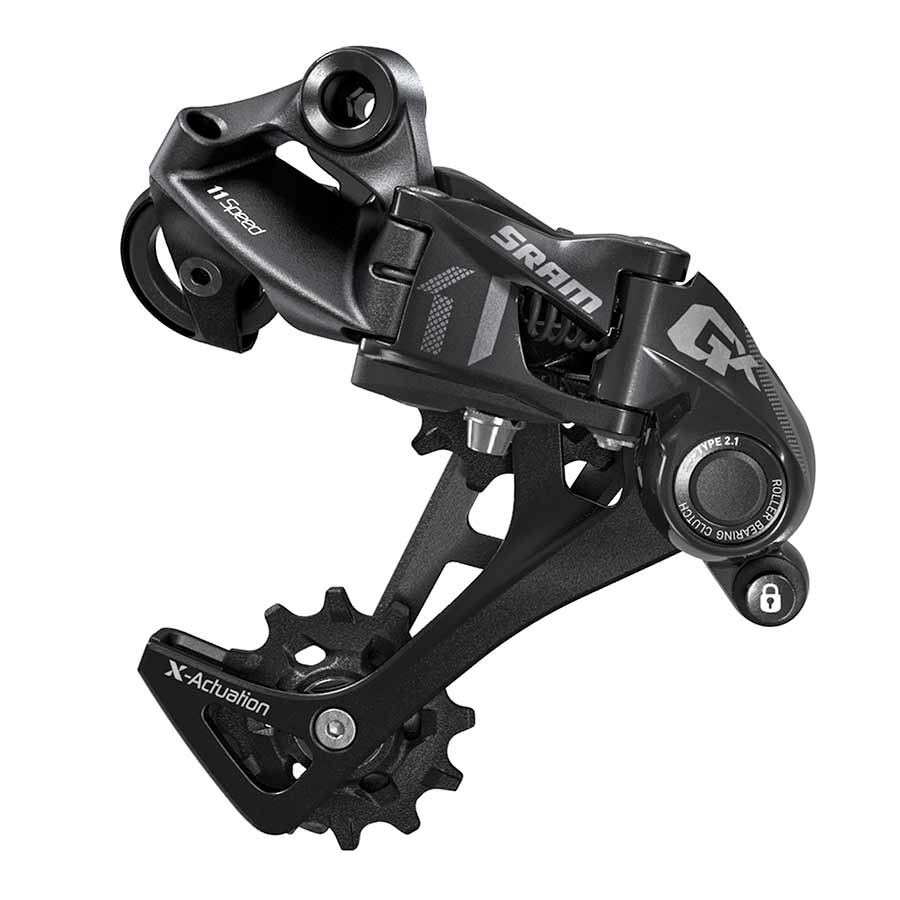REAR DERAILLEUR, 1X11SP., LONG CAGE, BLACK
