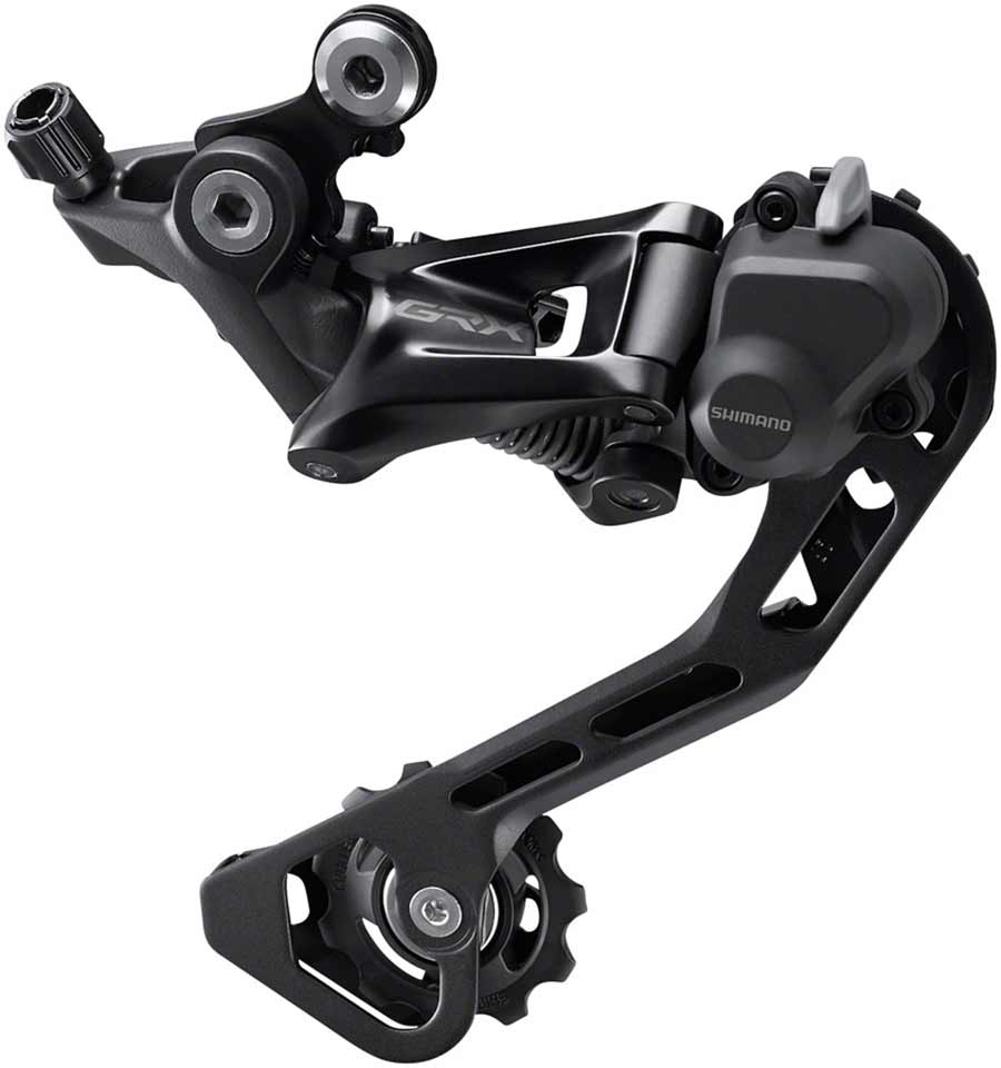 REAR DERAILLEUR, SPEED: 10, CAGE: GS, BLACK