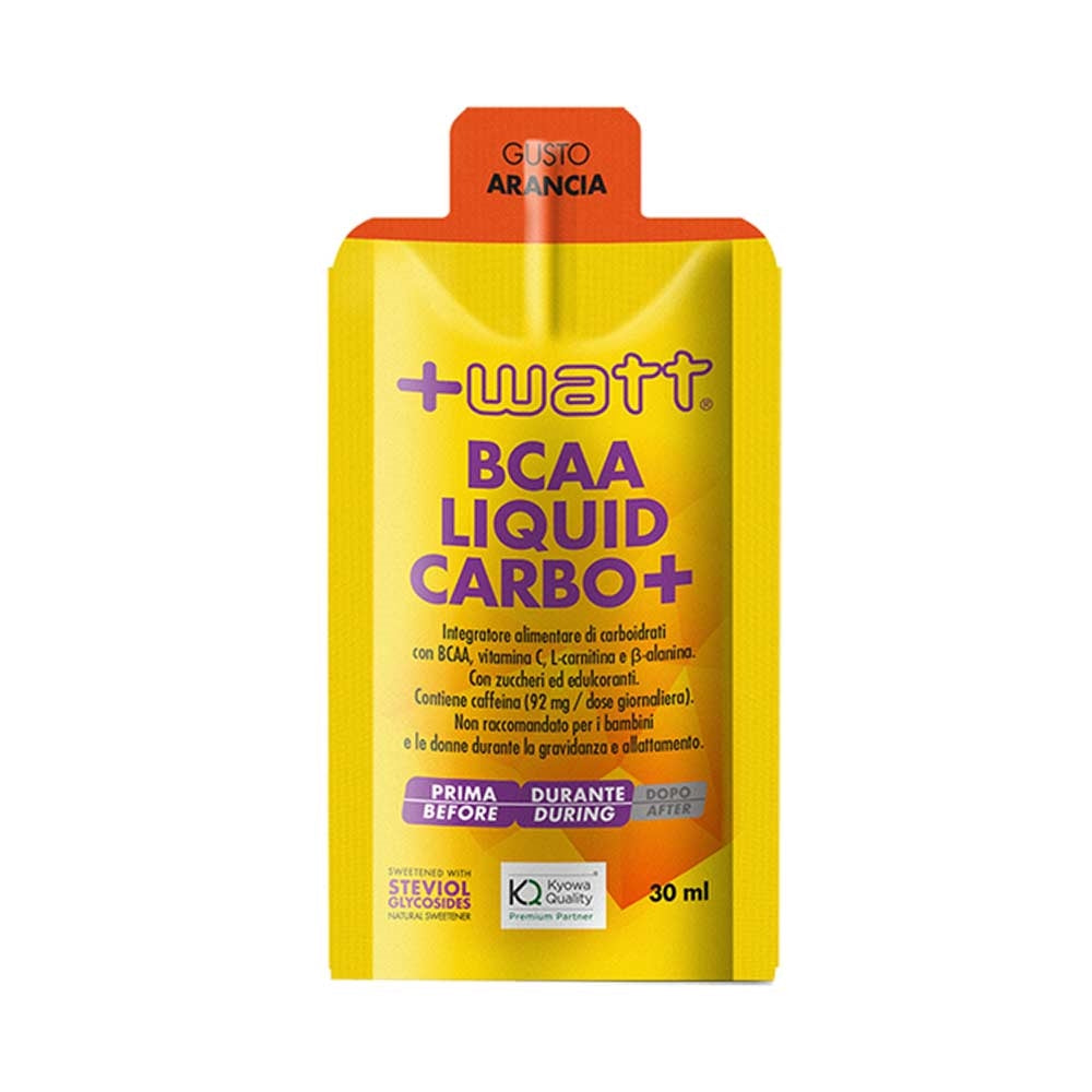 SUPPLÉMENT BCAA LIQUID CARBO+, BOITE (30 X 30ML), ORANGE