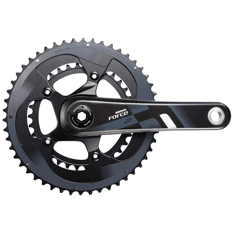 CRANKSET, SPEED: 11, SPINDLE: 24/22MM, BCD: 110, 34/50, GXP, 165MM, CARBON, ROAD