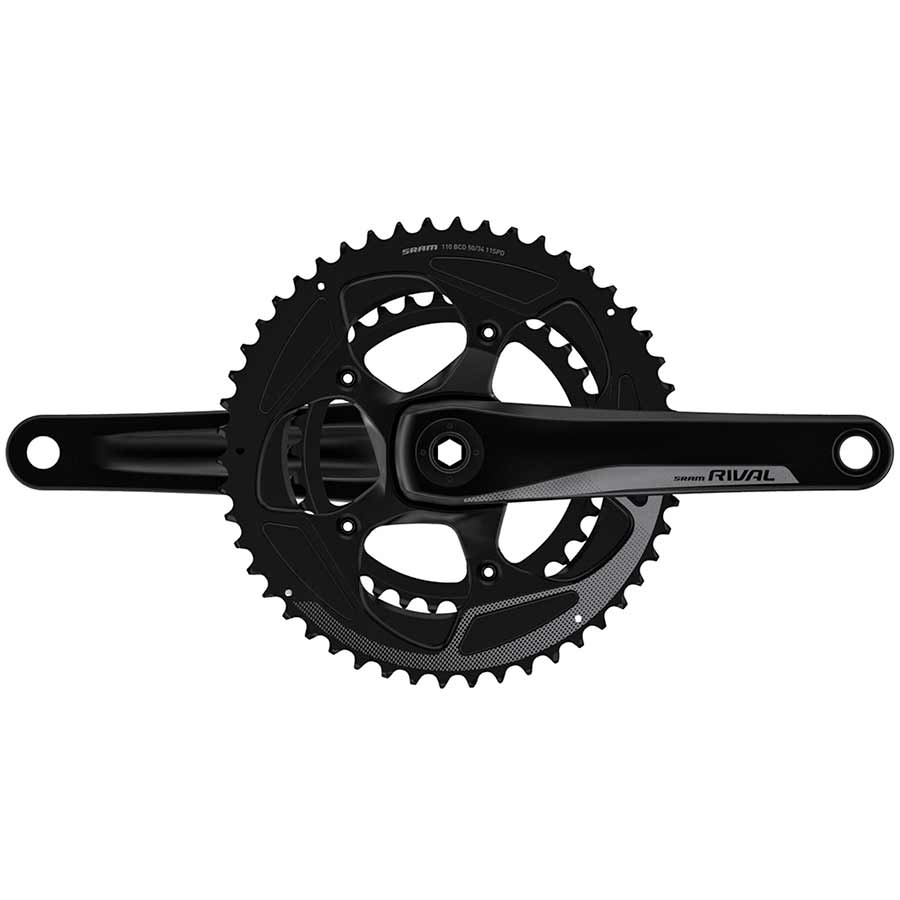 CRANKSET, 11SP., 175MM, 34/50T, BCD:110MM, GXP, 44.5MM, BLACK