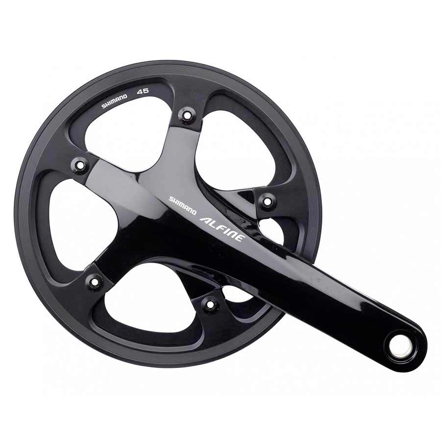 CRANKSET, 1 SP., 42T, BCD:130, HOLLOWTECH II, 170MM, BLACK