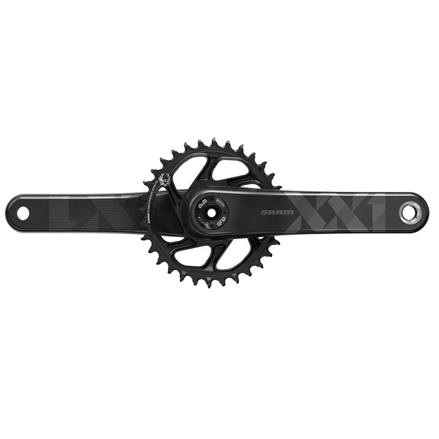 CRANKSET, SPEED: 11/12, SPINDLE: 28.99MM, BCD: DIRECT MOUNT SRAM 3 BOLT, 30, DUB, 170MM, BLACK, FAT BIKE 4"