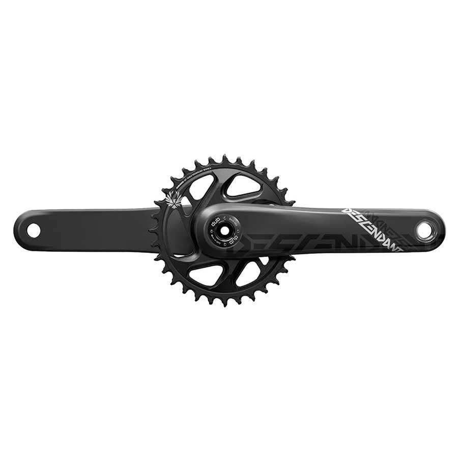 CRANKSET, SPEED: 11/12, SPINDLE: 28.99MM, BCD: DIRECT MOUNT, 32, DUB, 170MM, BLACK, BOOST