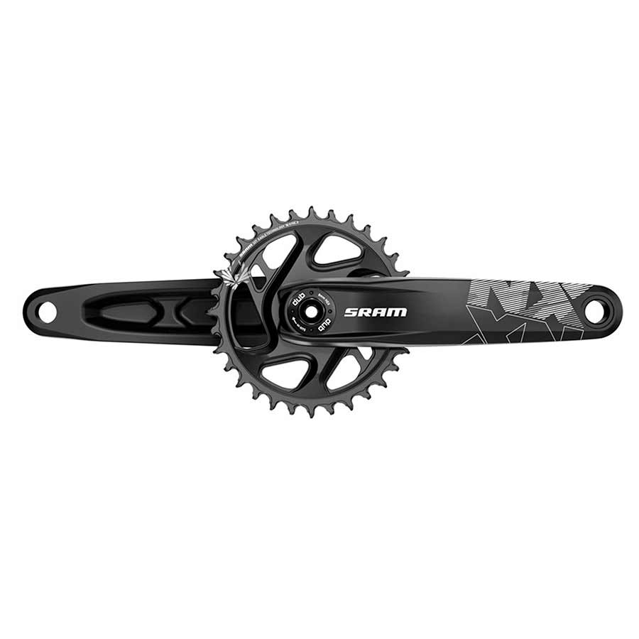 CRANKSET, SPEED: 12, SPINDLE: 28.99MM, BCD: DIRECT MOUNT, 30, DUB, 165MM, BLACK, FAT BIKE