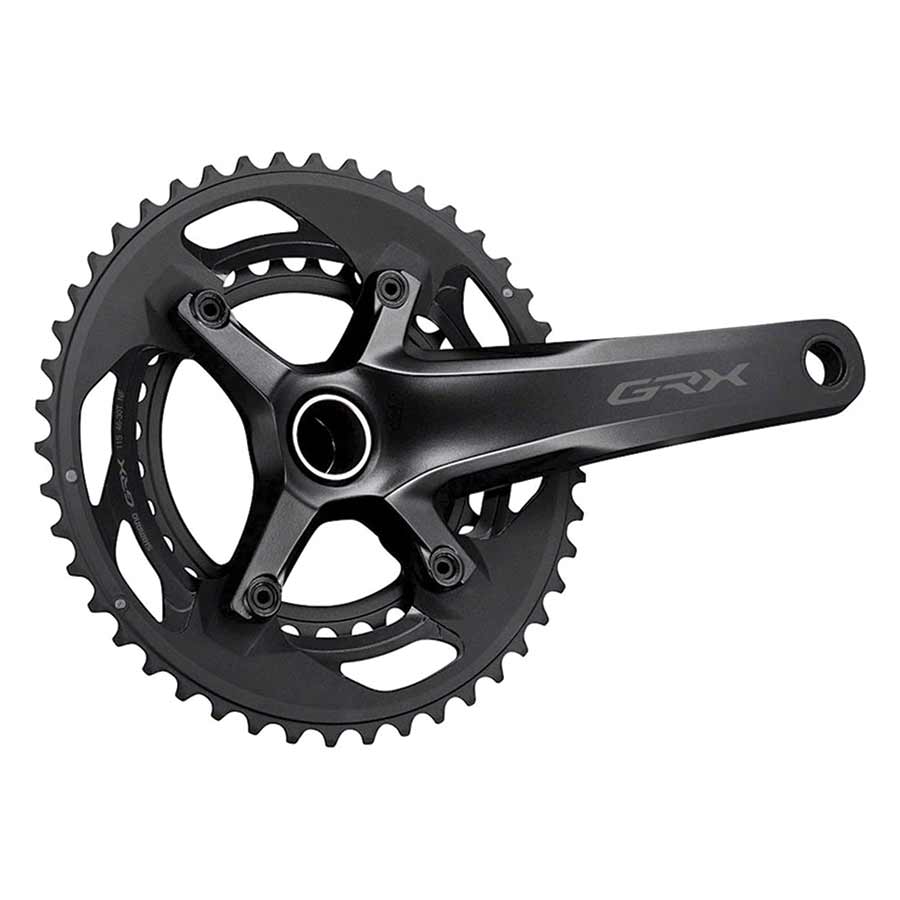 CRANKSET, SPEED: 10, SPINDLE: 24MM, BCD: 80/110, 30/46, HOLLOWTECH II, 175MM, BLACK, ROAD DISC
