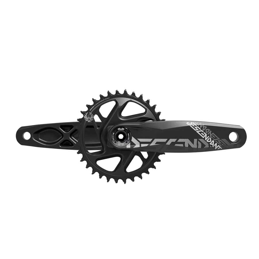 CRANKSET, SPEED: 10/11, SPINDLE: 28.99MM, BCD: DIRECT MOUNT, 34, DUB, 165MM, BLACK, DH
