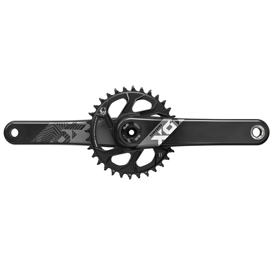 CRANKSET, SPEED: 11/12, SPINDLE: 28.99MM, BCD: DIRECT MOUNT, 30, DUB, 170MM, BLACK, FAT BIKE 5"