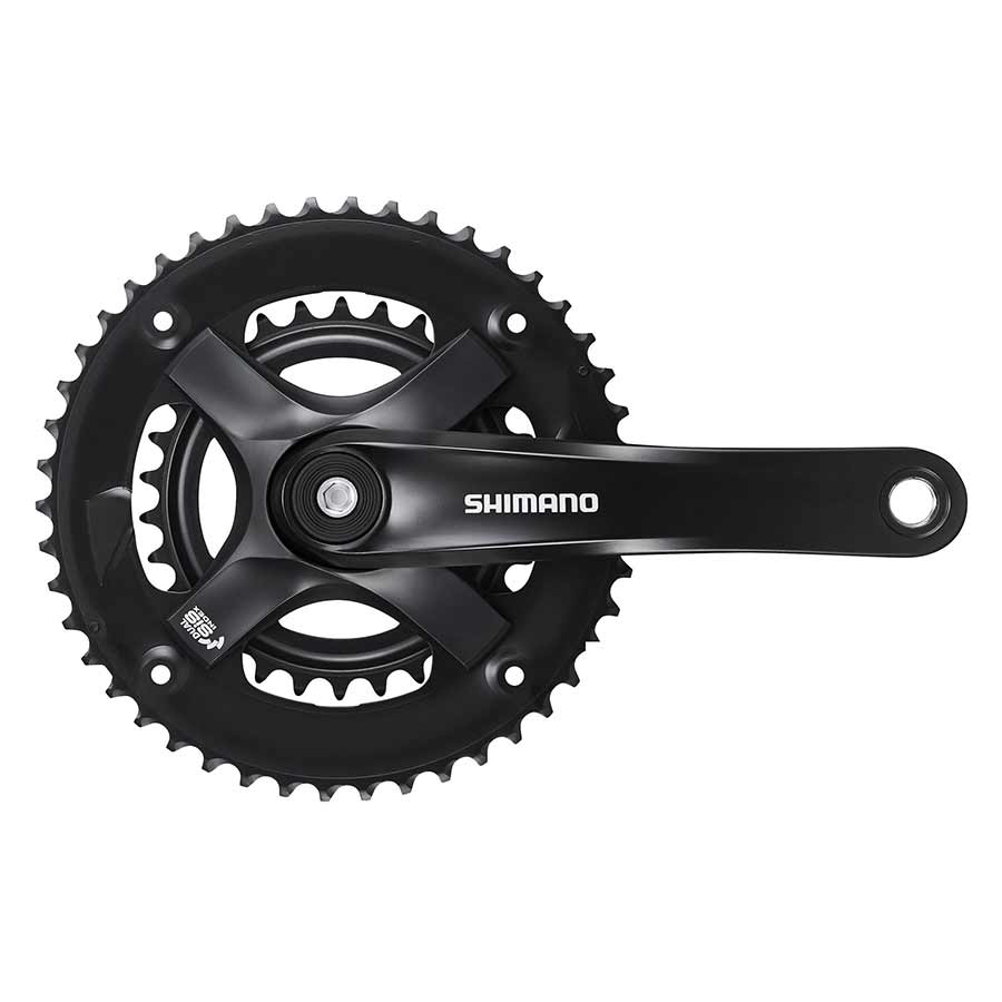 CRANKSET, SPEED: 7/8, BCD: RIVETS, 30/46, SQUARE, 175MM, BLACK, MTB