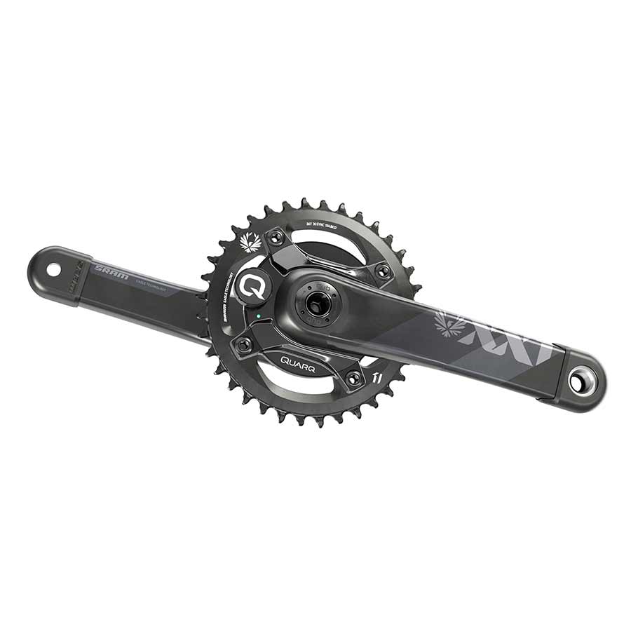 POWER METER CRANKSET, SPEED: 11/12, SPINDLE: 28.99MM, BCD: 104, 32, DUB, 175MM, BLACK, BOOST