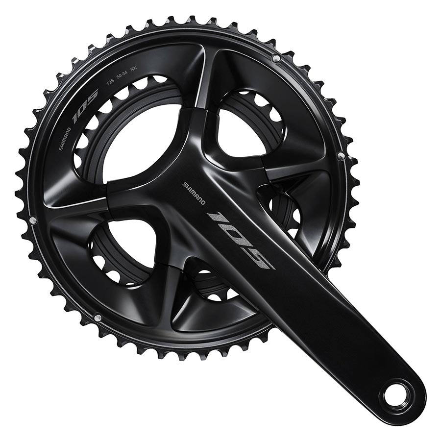 CRANKSET, SPEED: 12, SPINDLE: 24MM, BCD: 110, 34/50, HOLLOWTECH II, 175MM, BLACK, ROAD DISC, IFCR7100EX04