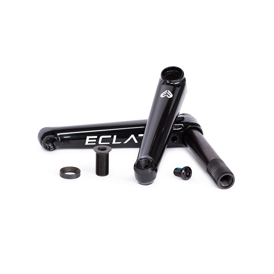 CRANKSET, SPINDLE: 22MM, 22MM, 175MM, BLACK, BMX, SET