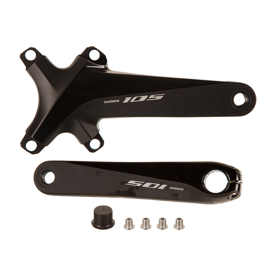 CRANKSET, SPEED: 11, SPINDLE: 24MM, BCD: 110, NO CHAINRING, HOLLOWTECH II, 175MM, BLACK, ROAD DISC, IFCR7000EXXL