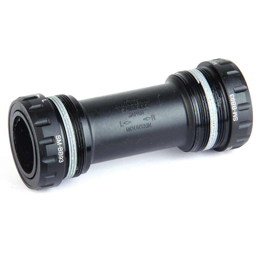 SM-BB93, HOLLOWTECH II, BB SHELL: 68/E/73MM, AXLE: 24MM, STEEL, SILVER