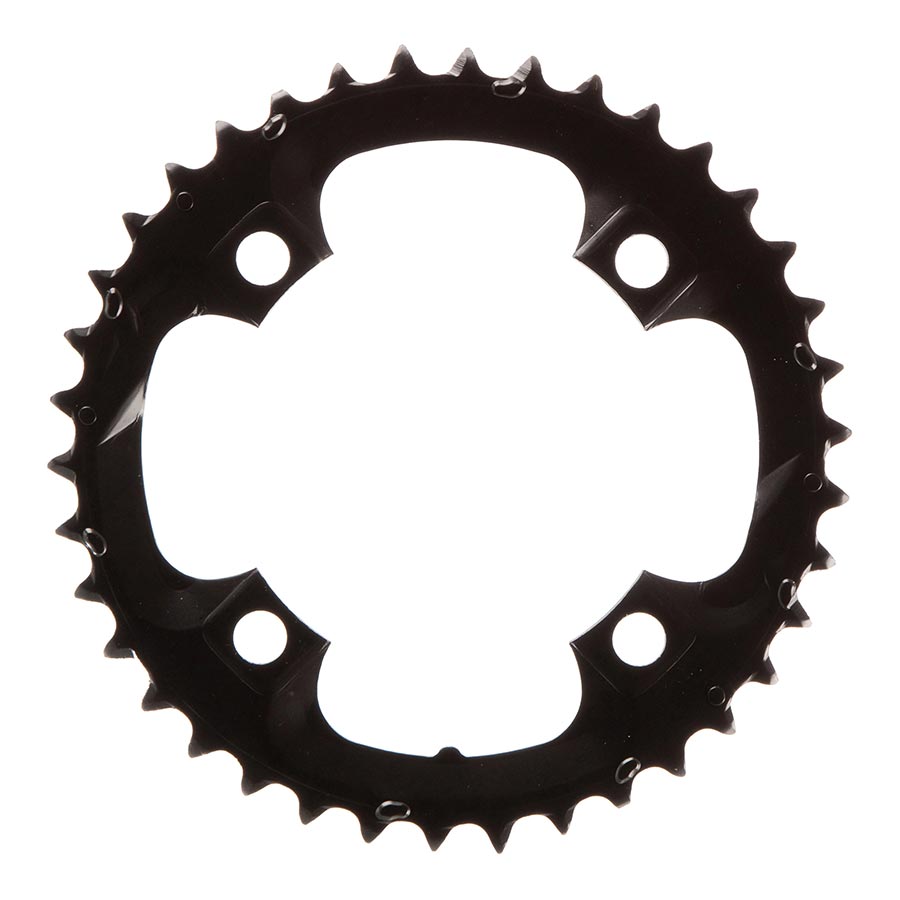 38T, 8SP, BCD: 104MM, 4 BOLT, ACERA FC-M361, MIDDLE CHAINRING, FOR 28/38/48, STEEL, BLACK