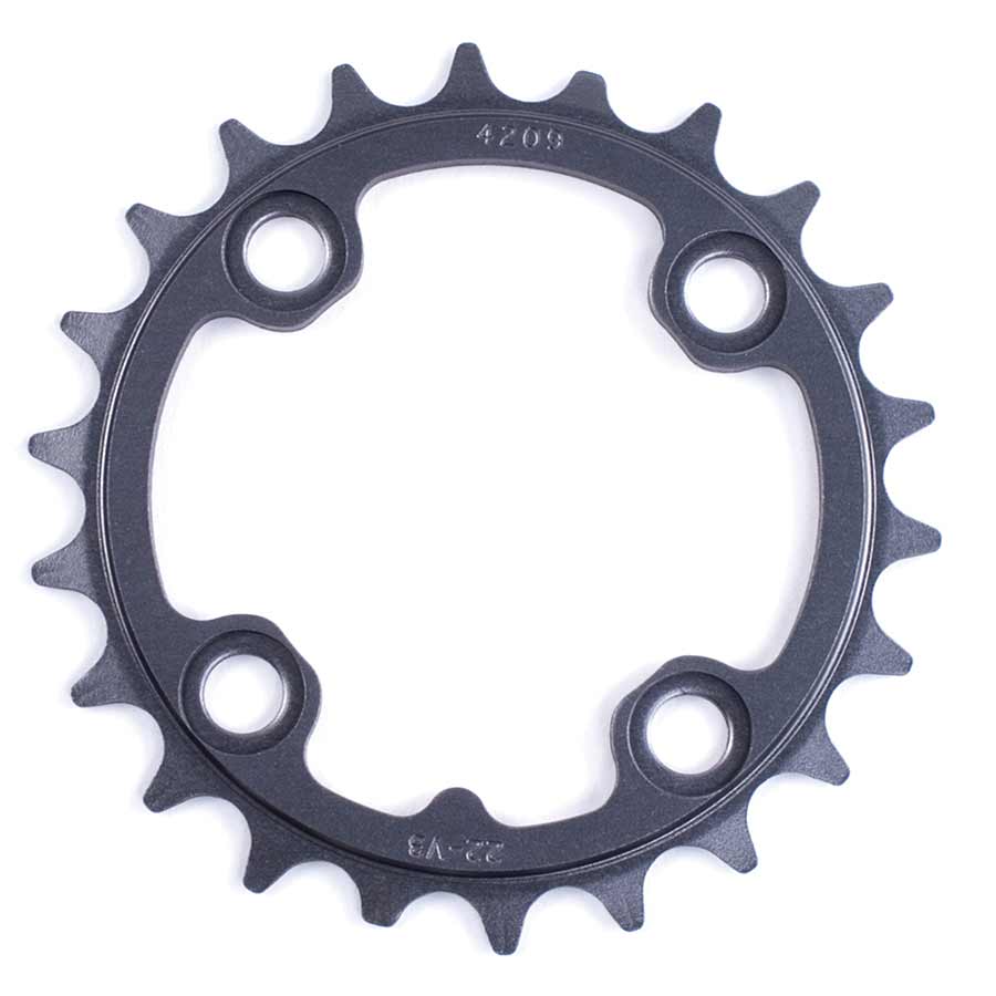 9 SP, BCD 64MM, 4-BOLT, INNER CHAINRING, FOR MTB TRIPLE, ALUMINUM, GREY, 11.6215.128.000