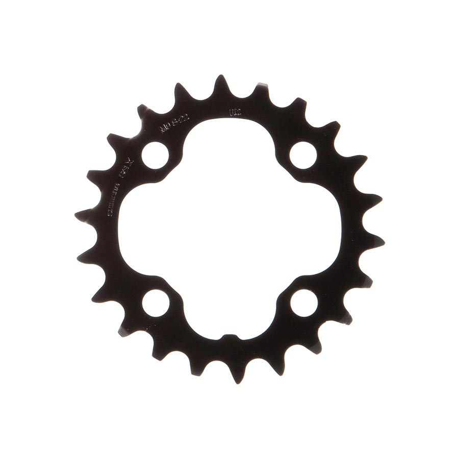 22T, 9SP, BCD: 64MM, 4 BOLT, DEORE FC-M590, INNER CHAINRING, FOR 22/32/44, STEEL, BLACK