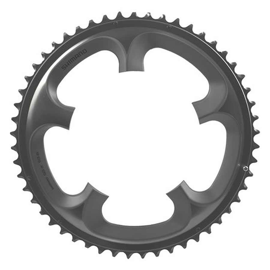 50T, 10SP, BCD: 110MM, 5 BOLT, ULTEGRA FC-6750G, OUTER CHAINRING, FOR F-TYPE COMPACT, ALUMINUM, GREY