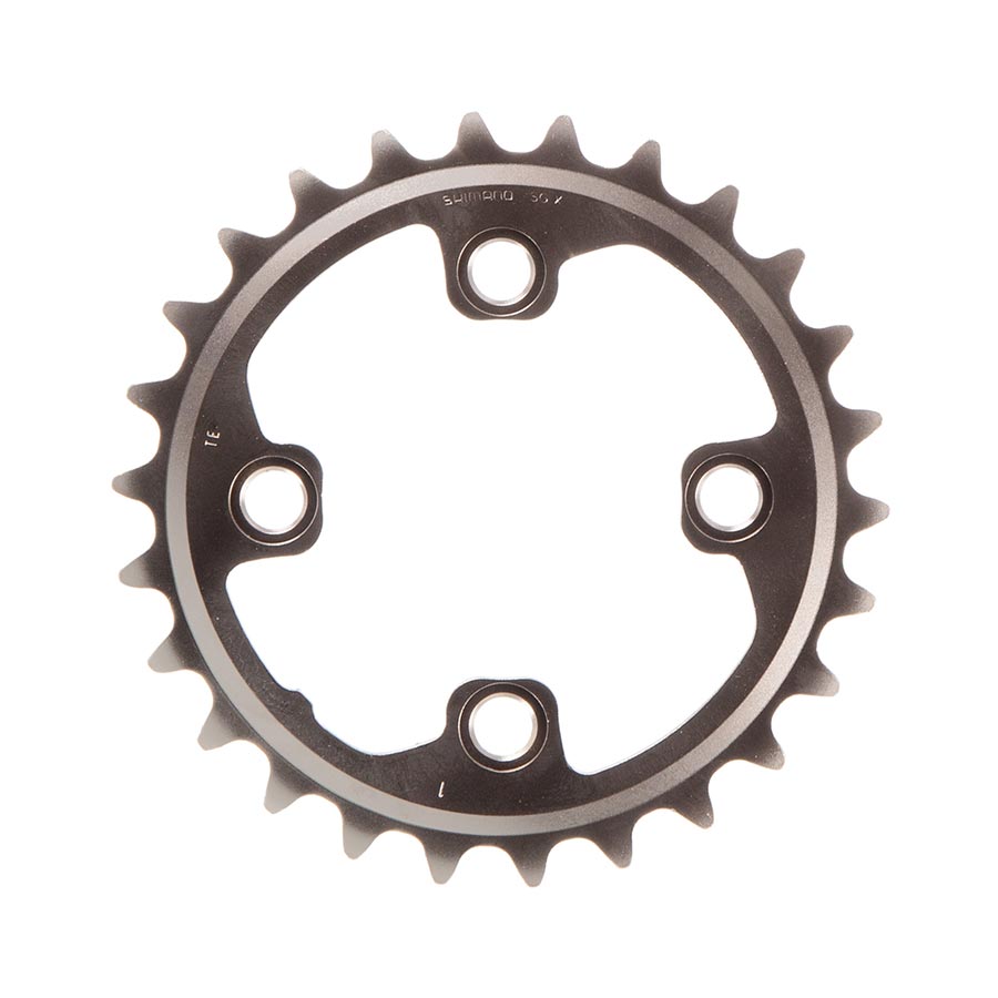 26T, 10SP, BCD: 64MM, 4 BOLT, XT FC-M785, INNER CHAINRING, FOR POUR 38D, ALUMINUM, SILVER