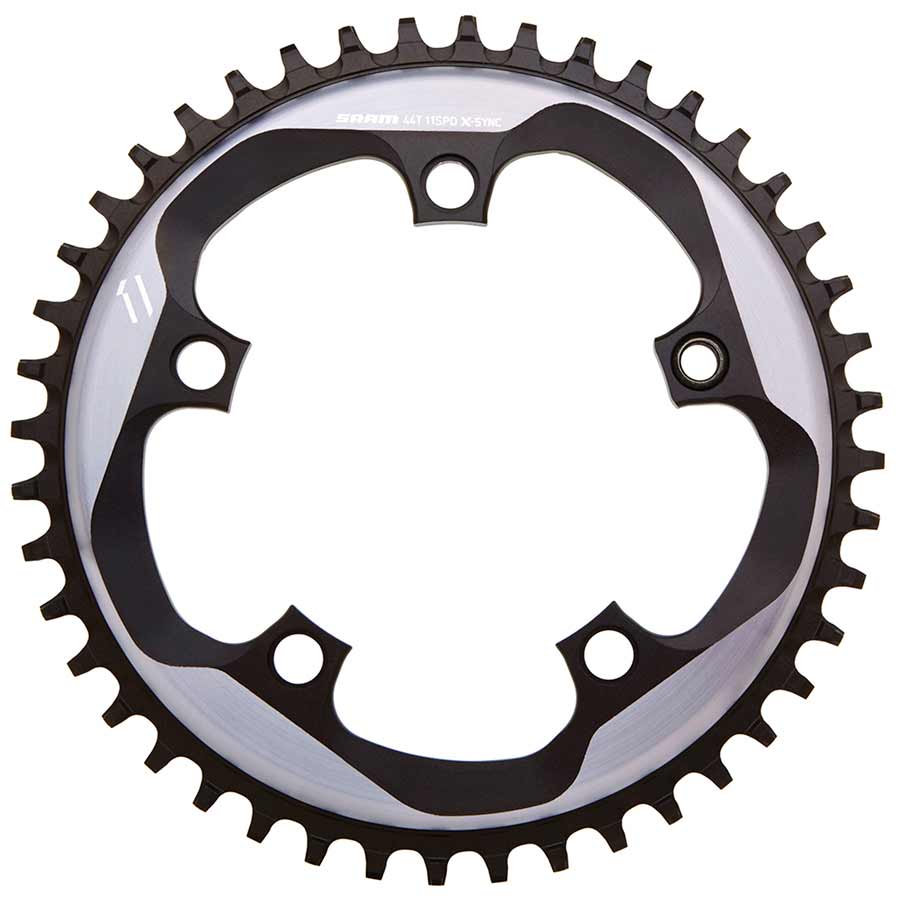11SP, BCD: 110MM, 5 BOLTS, X-SYNC, OUTER CHAINRING, FOR X-SYNC, ALUMINUM, GREY, 11.6218.015.003