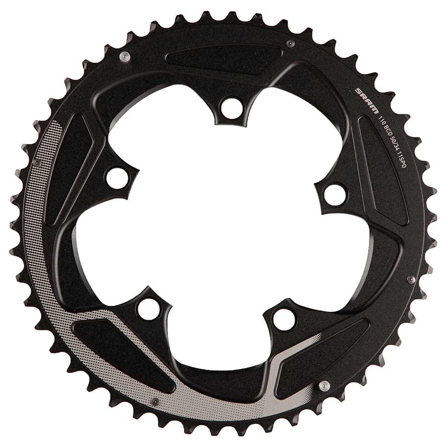 11SP, BCD: 110MM, 5 BOLTS, ROAD X-GLIDE, OUTER CHAINRING, FOR 34/50, ALUMINUM, SILVER, 11.6218.016.001