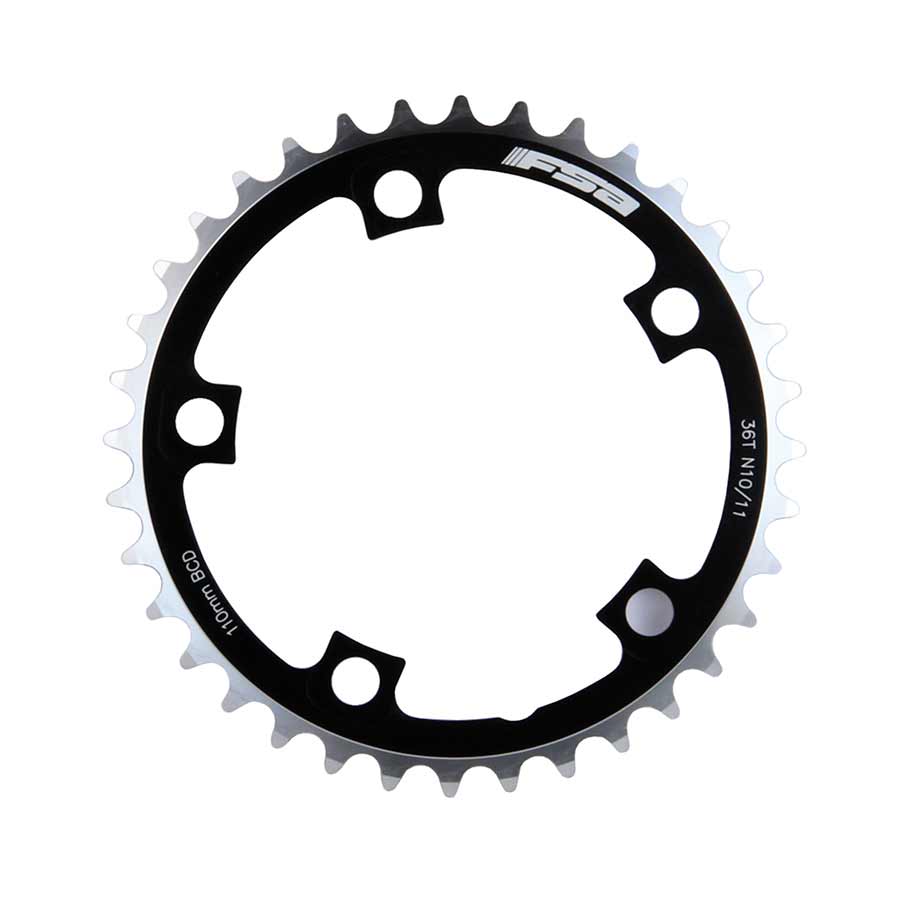 10/11SP., BCD: 110MM, 5 BOLTS, PRO ROAD, INNER CHAINRING, FOR ROAD DOUBLE, ALUMINUM, BLACK, 371-0236A