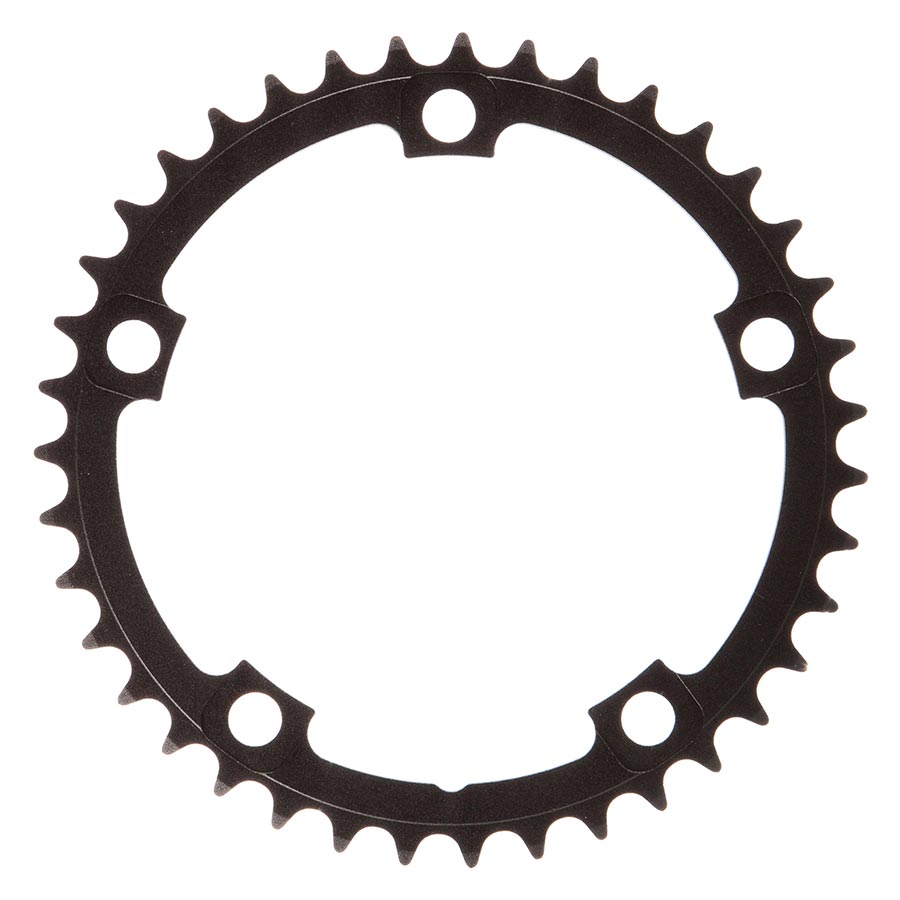 10/11SP., BCD: 130MM, 5 BOLTS, PRO ROAD, INNER CHAINRING, FOR DOUBLE, ALUMINUM, BLACK, 371-0139D