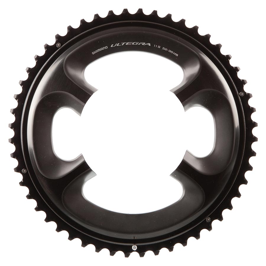 52T, 11SP, BCD: 110MM, 4 BOLTS, ULTEGRA FC-6800, OUTER CHAINRING, MB FOR 52-36T, ALUMINUM, GREY