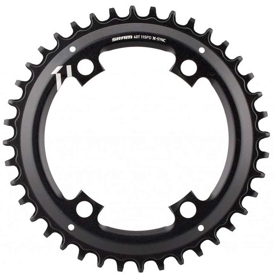 44T CHAINRING, 11SP, BCD: 110, ALUMINUM, BLACK