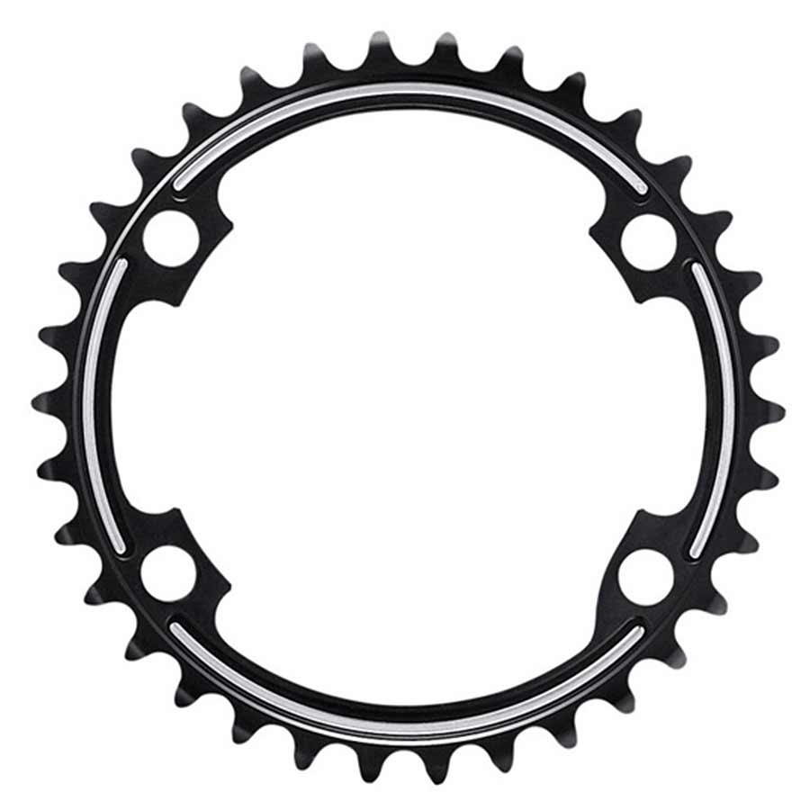 34T CHAINRING, MS, 11SP, BCD: 110, ALUMINUM, BLACK