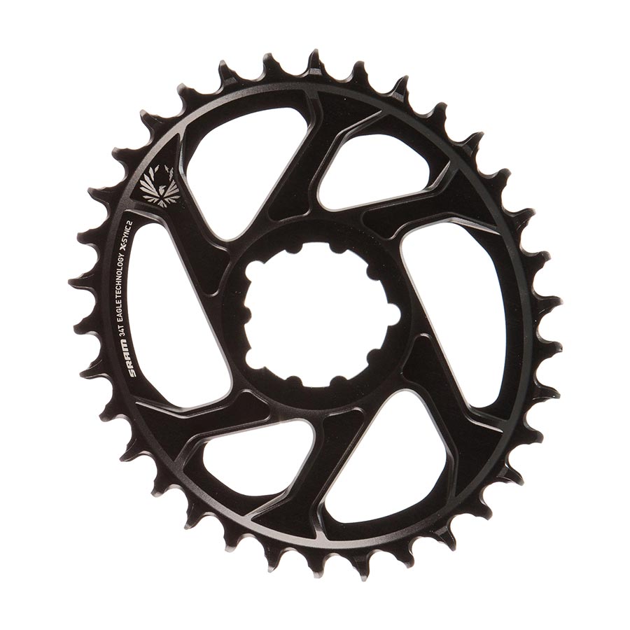 34T CHAINRING, 11/12SP, BCD: DIRECT MOUNT, ALUMINUM, BLACK, 3MM OFFSET