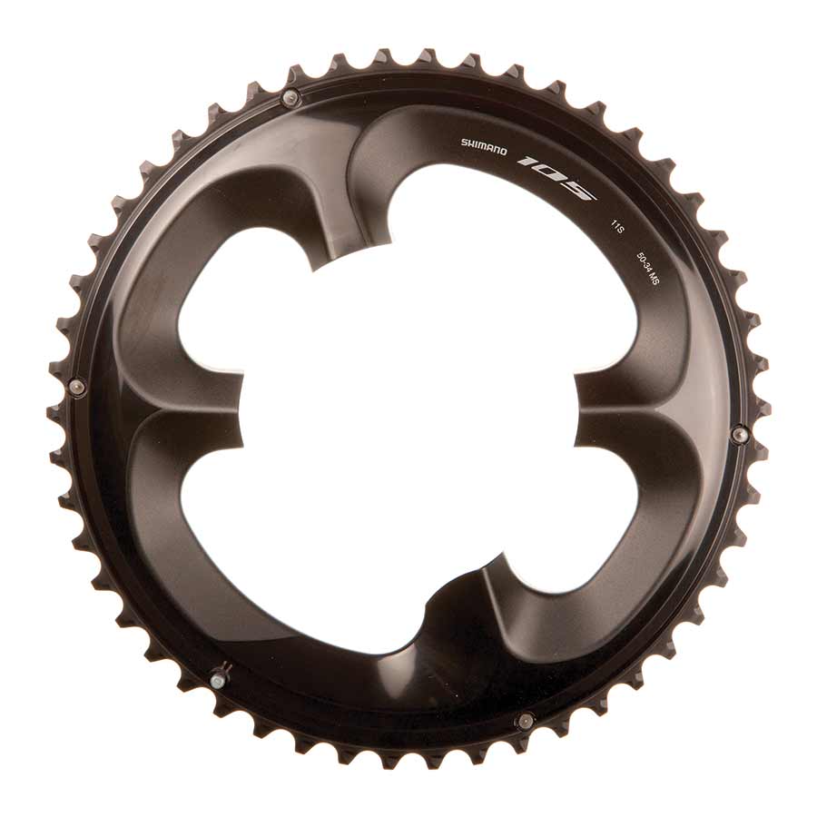 CHAINRING, TEETH: 50, SPEED: 11, BCD: 110, BOLTS: 4, OUTER, ALUMINUM, BLACK, Y1WV98010