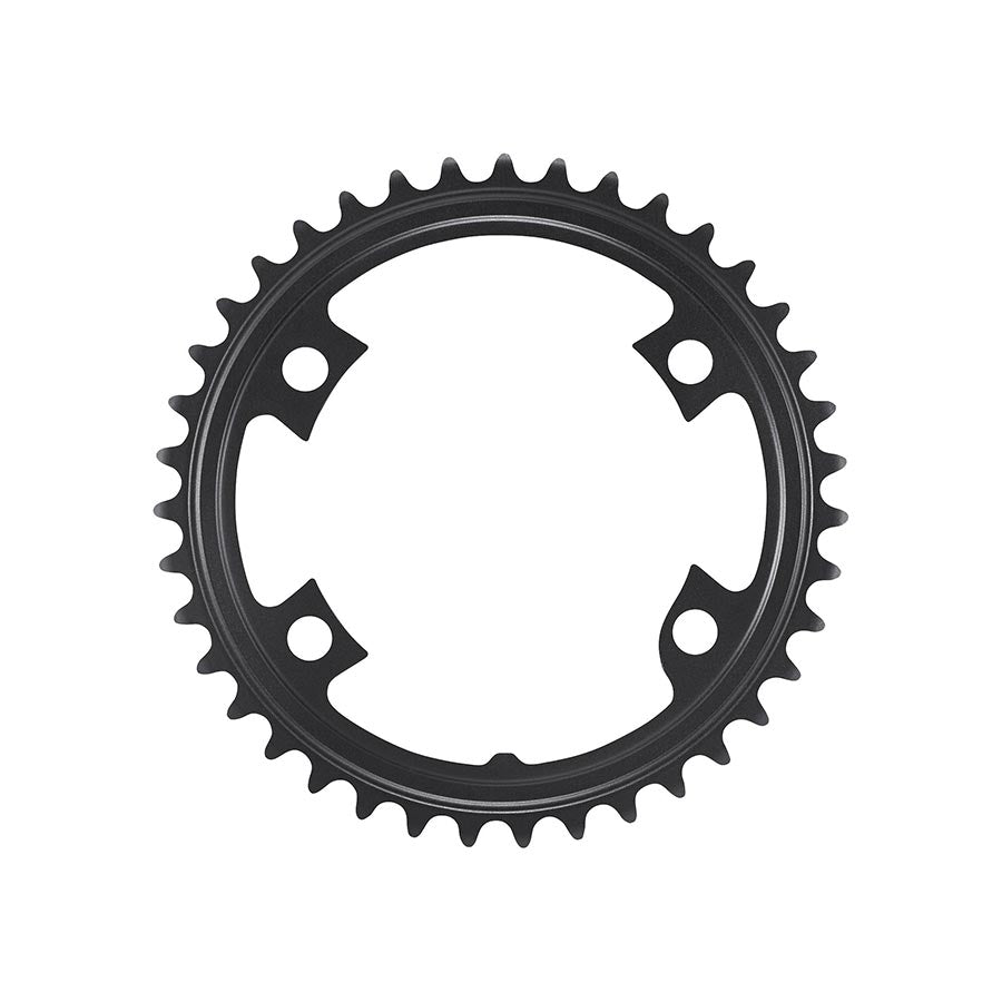 CHAINRING, TEETH: 39, SPEED: 11, BCD: 110, BOLTS: 4, INNER, ALUMINUM, BLACK, Y1WV39000