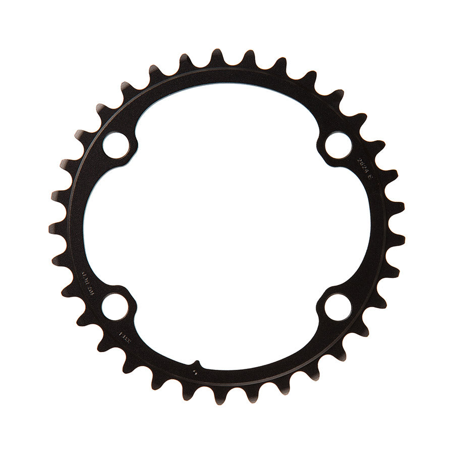 CHAINRING, TEETH: 33, SPEED: 12, BCD: 107, BOLTS: 4, INNER, ALUMINUM, BLACK