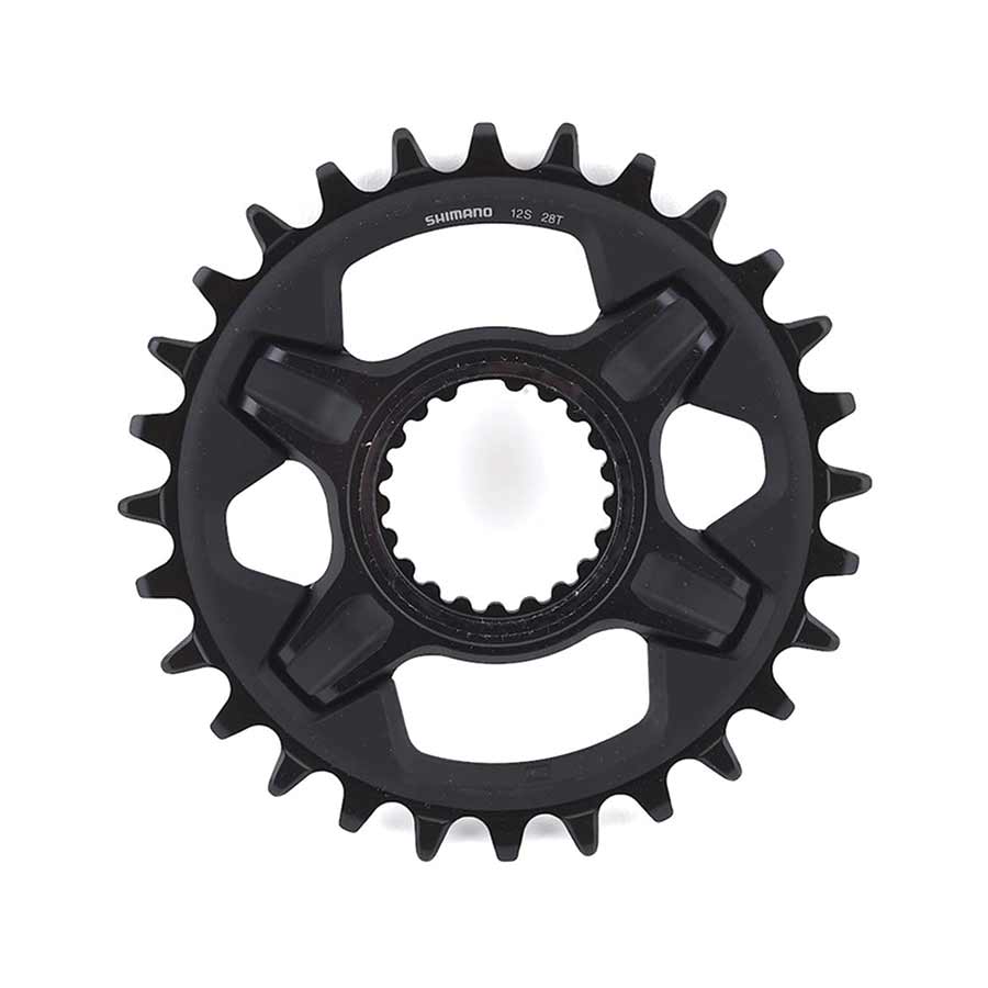 CHAINRING, TEETH: 32, SPEED: 12, BCD: DIRECT MOUNT, ALUMINUM/COMPOSITE/STEEL, BLACK