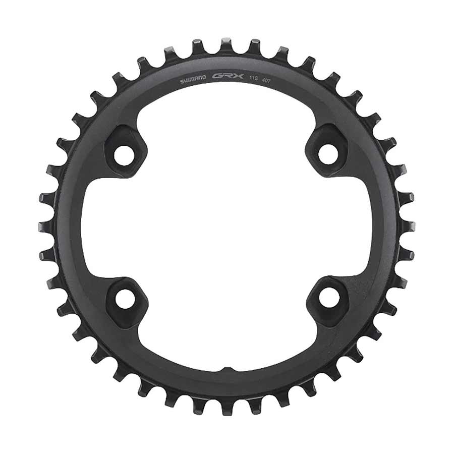 CHAINRING, TEETH: 40, SPEED: 11, BCD: 110, BOLTS: 4, SINGLE, ALUMINUM, BLACK