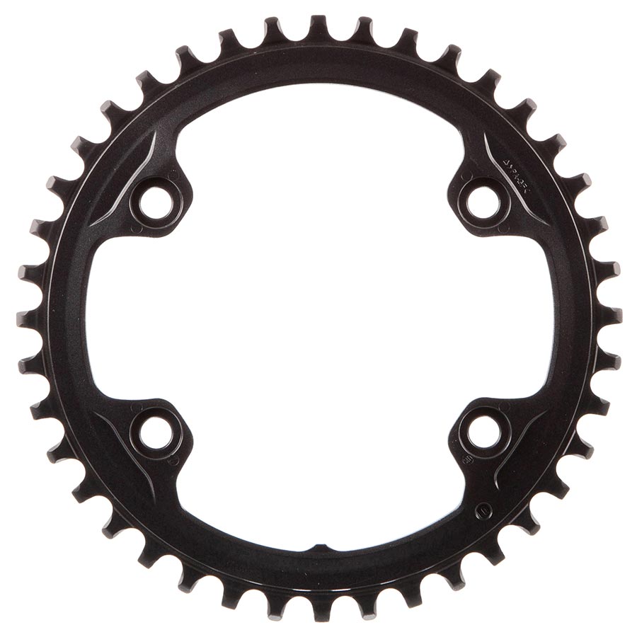 CHAINRING, TEETH: 40, SPEED: 11, BCD: 110, BOLTS: 4, SINGLE, ALUMINUM, BLACK