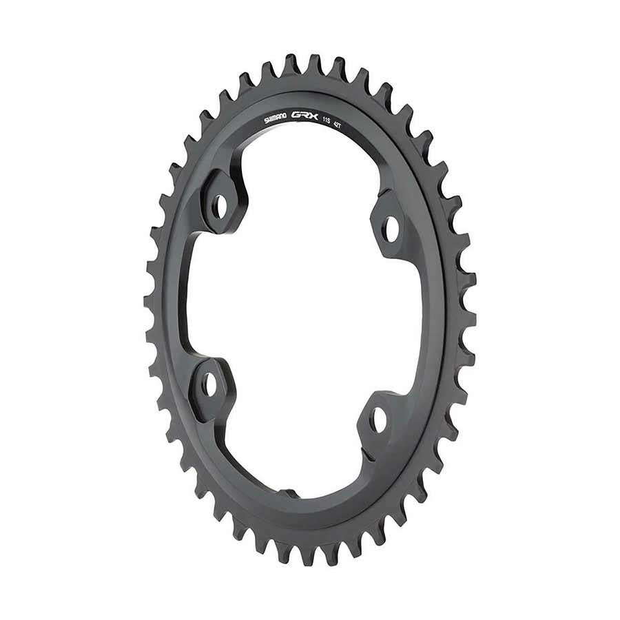 CHAINRING, TEETH: 42, SPEED: 11, BCD: 110, BOLTS: 4, SINGLE, ALUMINUM, BLACK