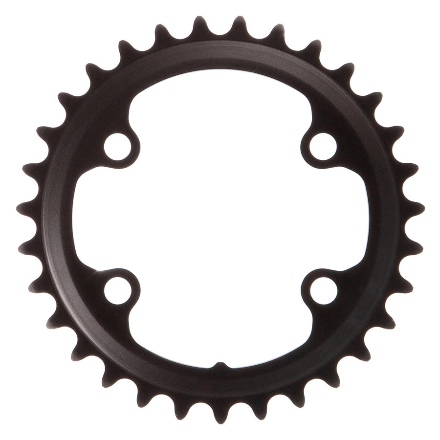 CHAINRING, TEETH: 31, SPEED: 11, BCD: 80, BOLTS: 4, INNER, ALUMINUM, BLACK
